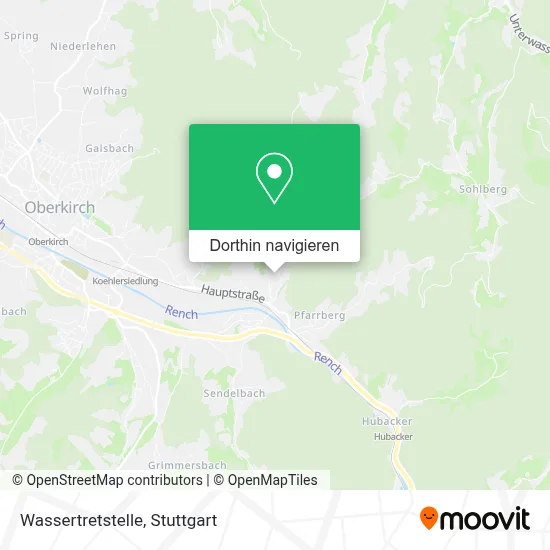 Wassertretstelle Karte