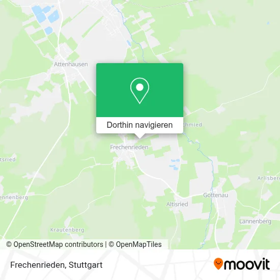 Frechenrieden Karte