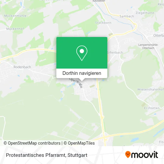 Protestantisches Pfarramt Karte