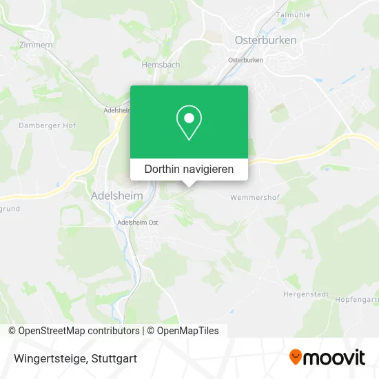 Wingertsteige Karte
