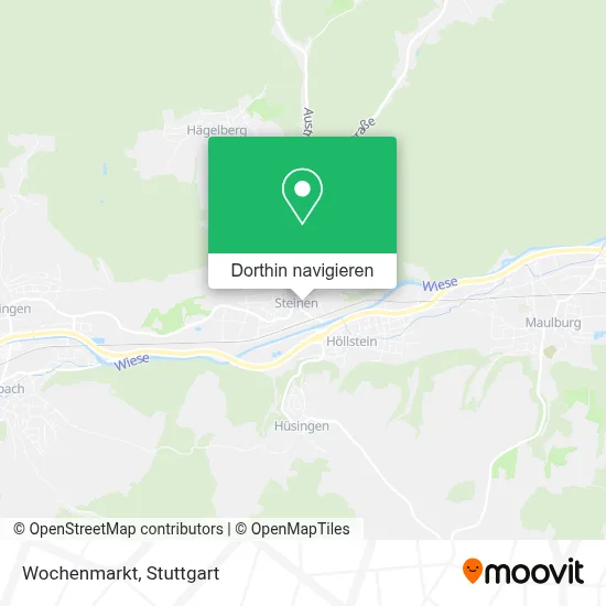 Wochenmarkt Karte
