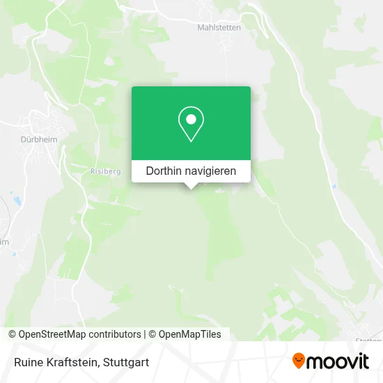 Ruine Kraftstein Karte