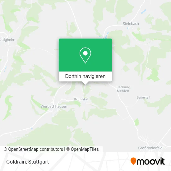 Goldrain Karte