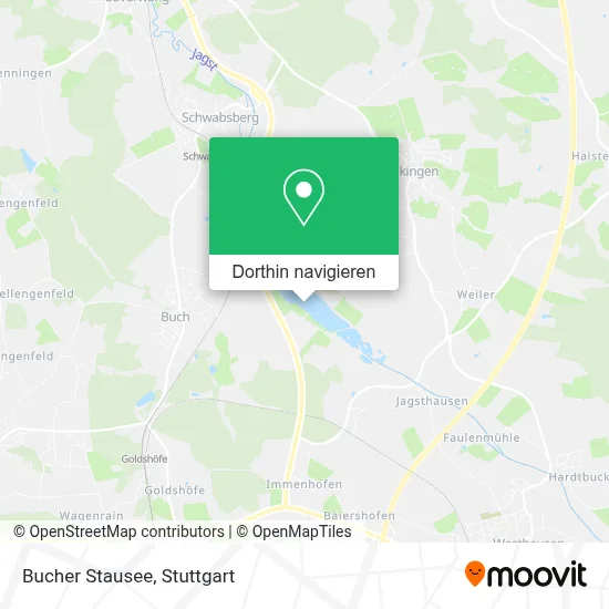 Bucher Stausee Karte