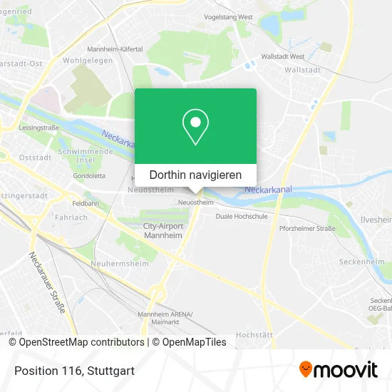 Position 116 Karte