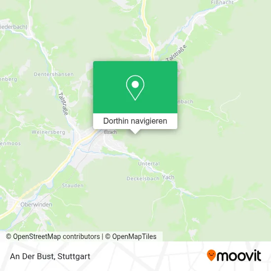 An Der Bust Karte