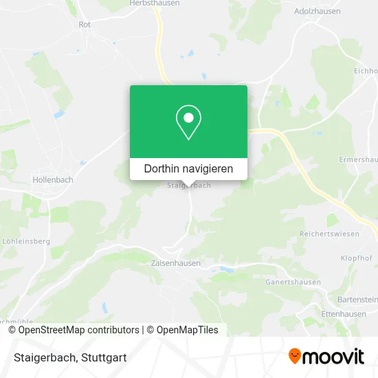 Staigerbach Karte