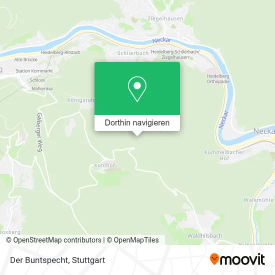 Der Buntspecht Karte
