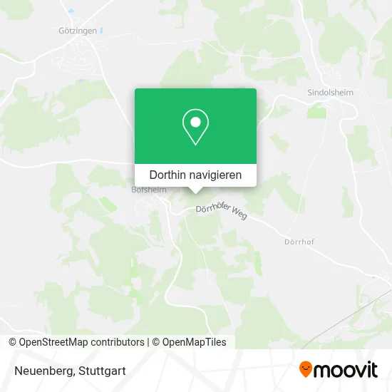 Neuenberg Karte