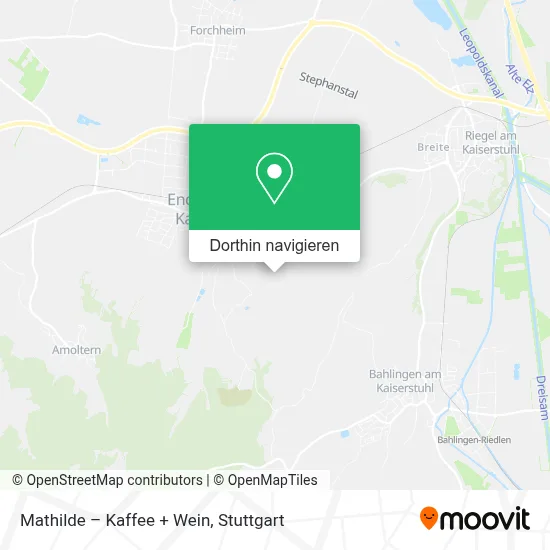 Mathilde – Kaffee + Wein Karte