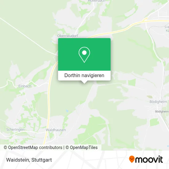 Waidstein Karte
