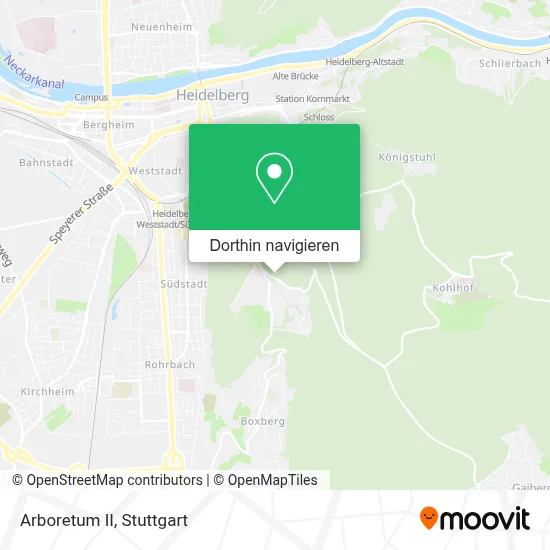Arboretum II Karte
