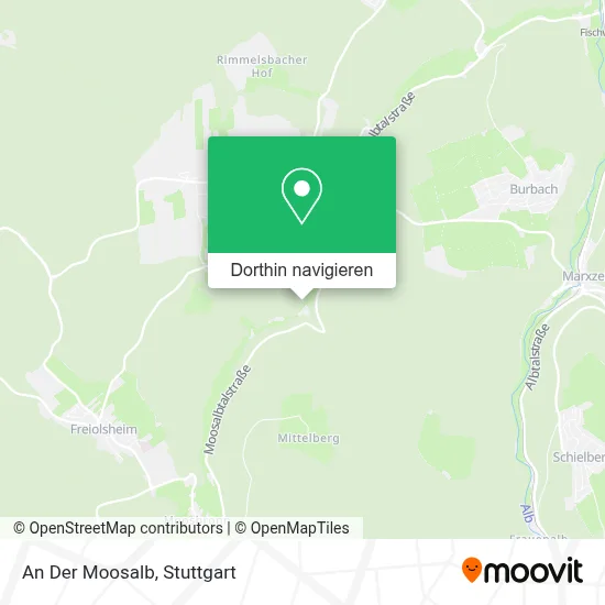 An Der Moosalb Karte