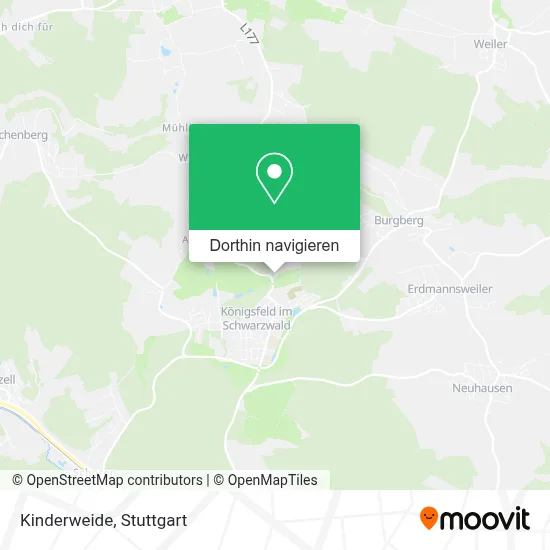 Kinderweide Karte