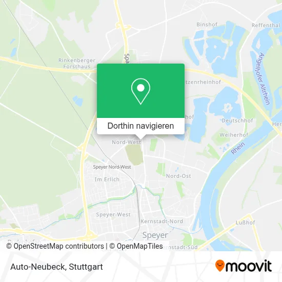 Auto-Neubeck Karte