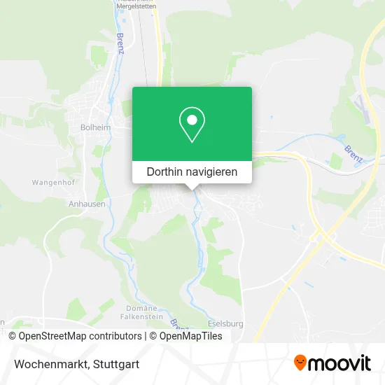 Wochenmarkt Karte