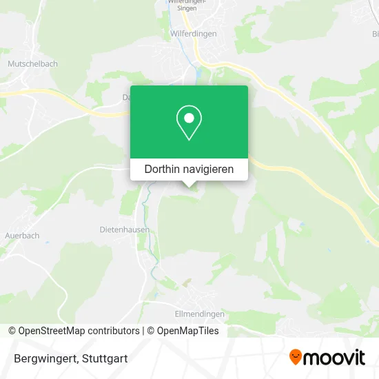 Bergwingert Karte