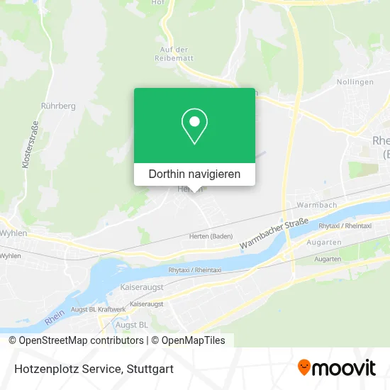 Hotzenplotz Service Karte