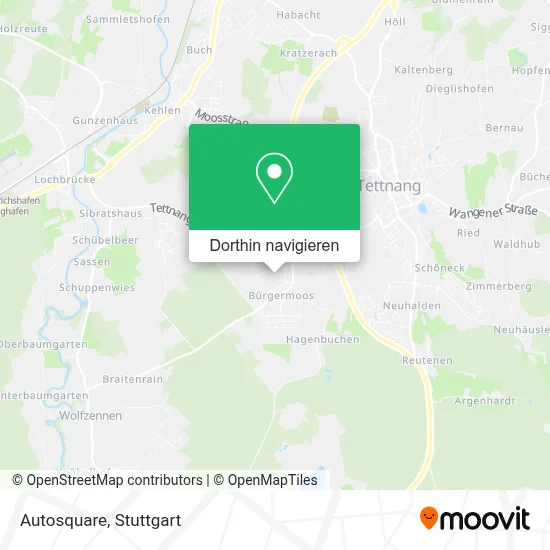 Autosquare Karte
