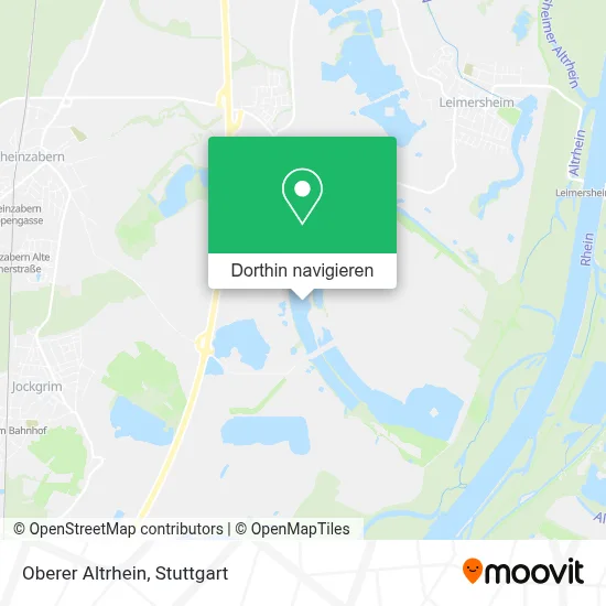 Oberer Altrhein Karte