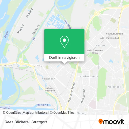 Rees Bäckerei Karte