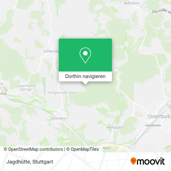 Jagdhütte Karte