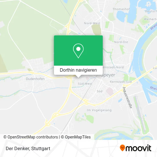 Der Denker Karte