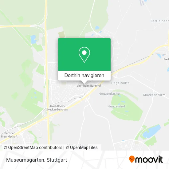 Museumsgarten Karte