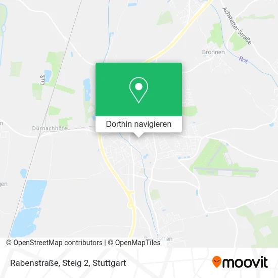 Rabenstraße, Steig 2 Karte