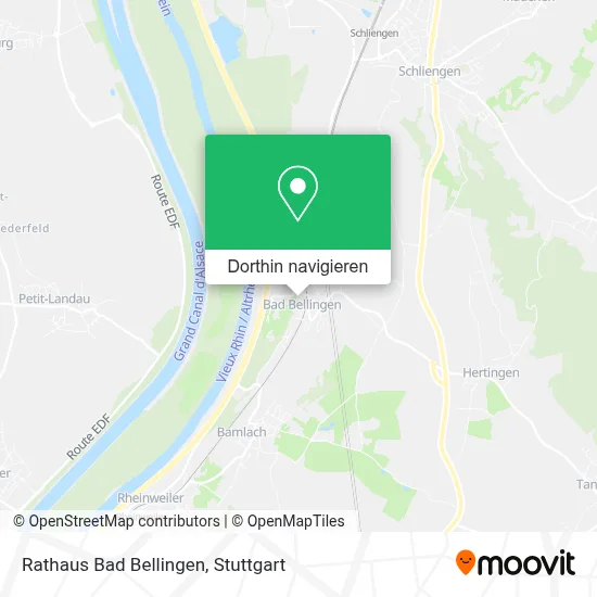 Rathaus Bad Bellingen Karte
