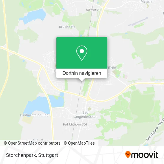 Storchenpark Karte