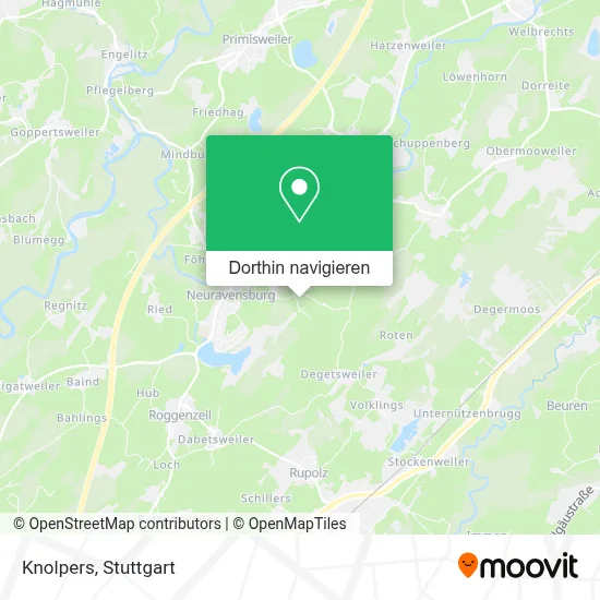 Knolpers Karte