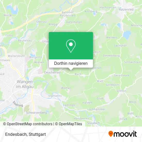 Endesbach Karte