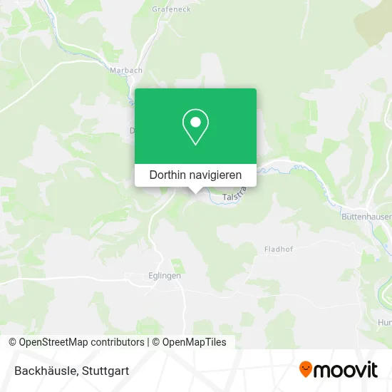 Backhäusle Karte