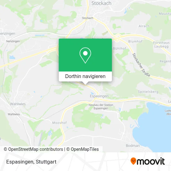 Espasingen Karte