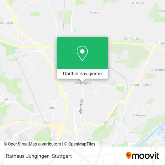 Rathaus Jungingen Karte