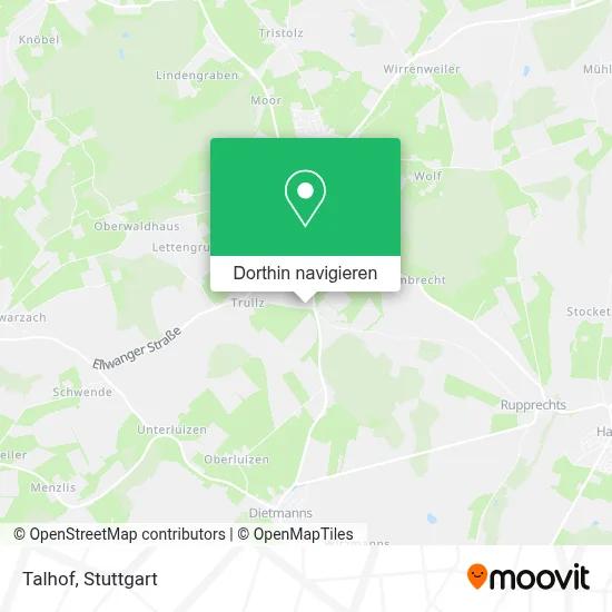 Talhof Karte