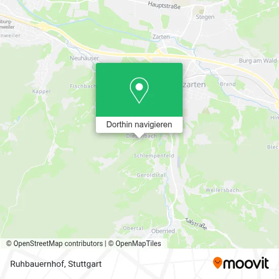 Ruhbauernhof Karte