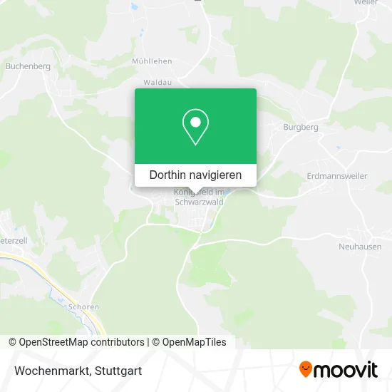 Wochenmarkt Karte