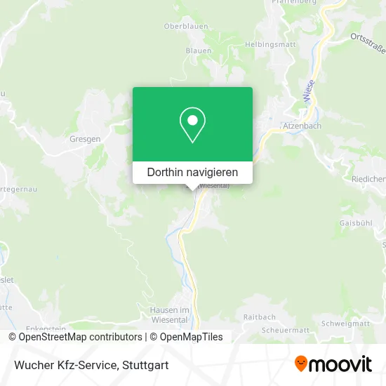 Wucher Kfz-Service Karte