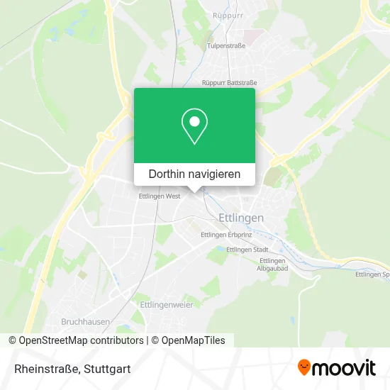 Rheinstraße Karte