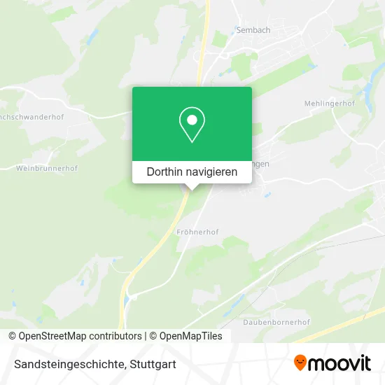 Sandsteingeschichte Karte