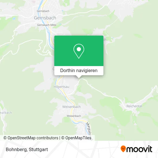 Bohnberg Karte