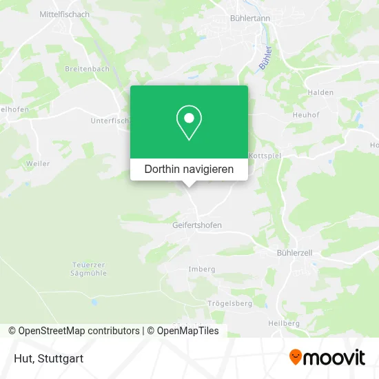 Hut Karte