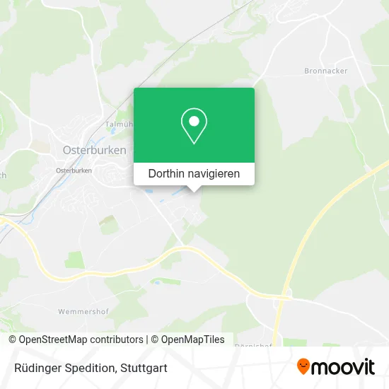 Rüdinger Spedition Karte