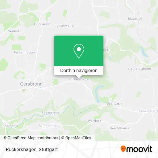 Rückershagen Karte