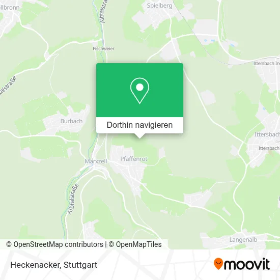 Heckenacker Karte