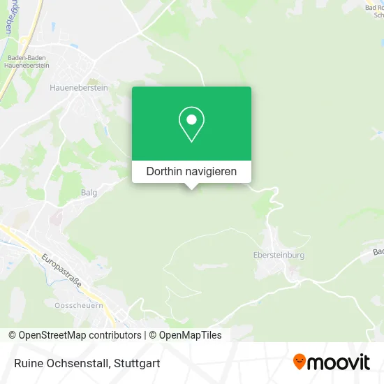 Ruine Ochsenstall Karte