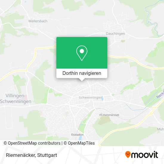 Riemenäcker Karte