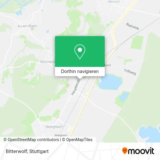 Bitterwolf Karte